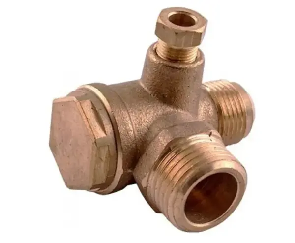 NRV - Male Tank Connection- Male Inlet ITALIAN 3/8"M X 3/8"M